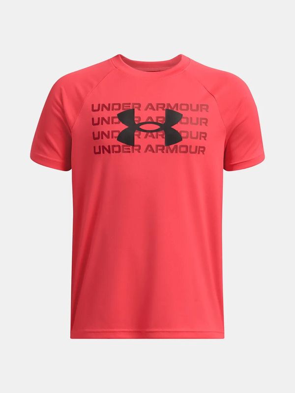 Under Armour Boys' T-shirt Under Armour B TECH WM LOGO SS