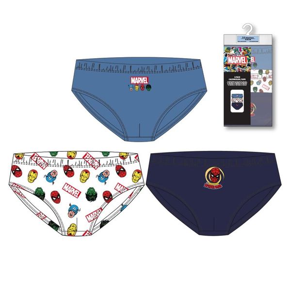 Marvel BOYS' UNDERWEAR SET SINGLE JERSEY 3 PIECES MARVEL