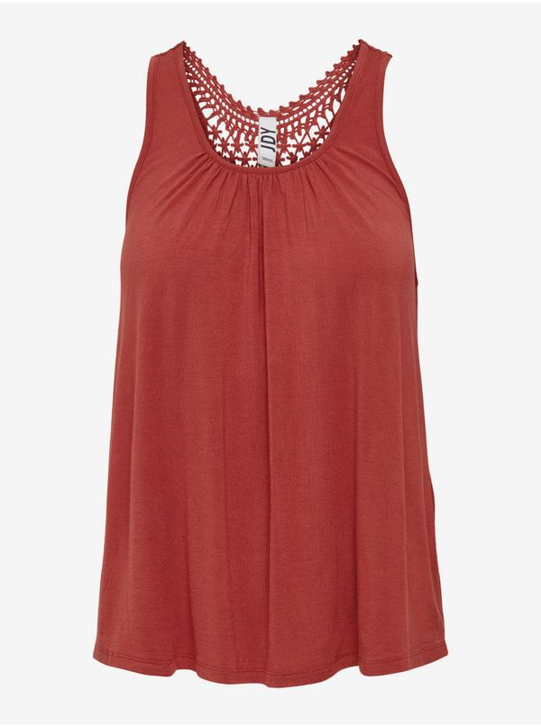 JDY Brick tank top with lace JDY Eddie - Women's