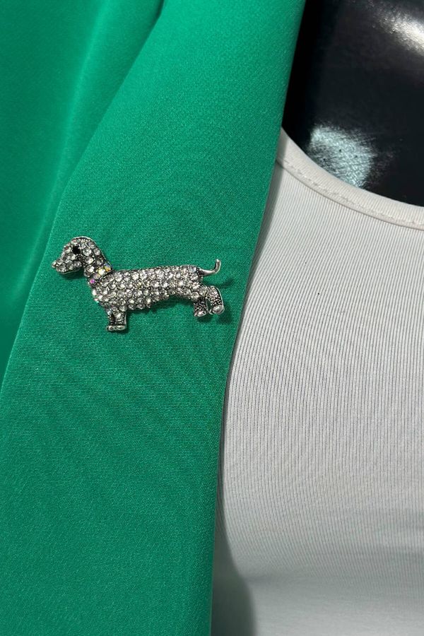 BG Brooch Dog A-2-21-6 silver color