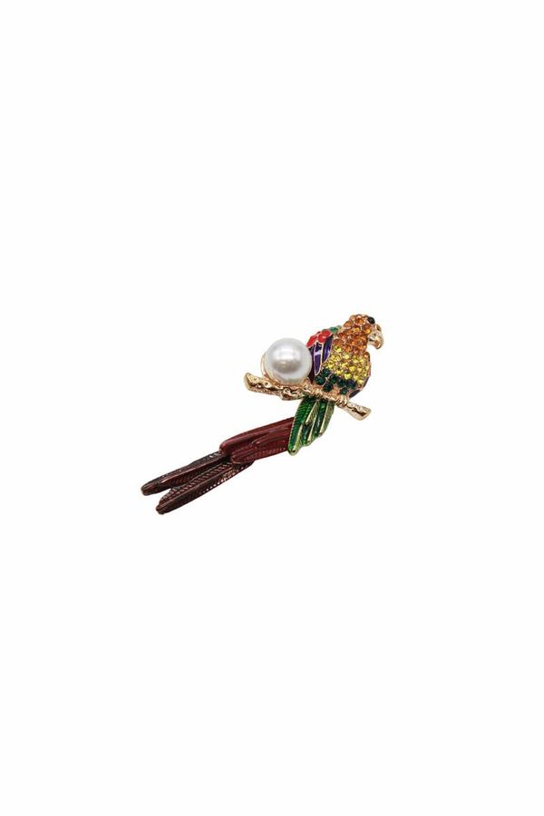 Kesi Brooch Parrot BZ-5 multicolor