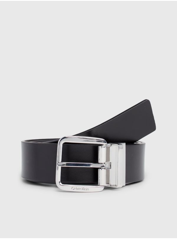 Calvin Klein Brown-black men's leather reversible belt Calvin Klein - Men's