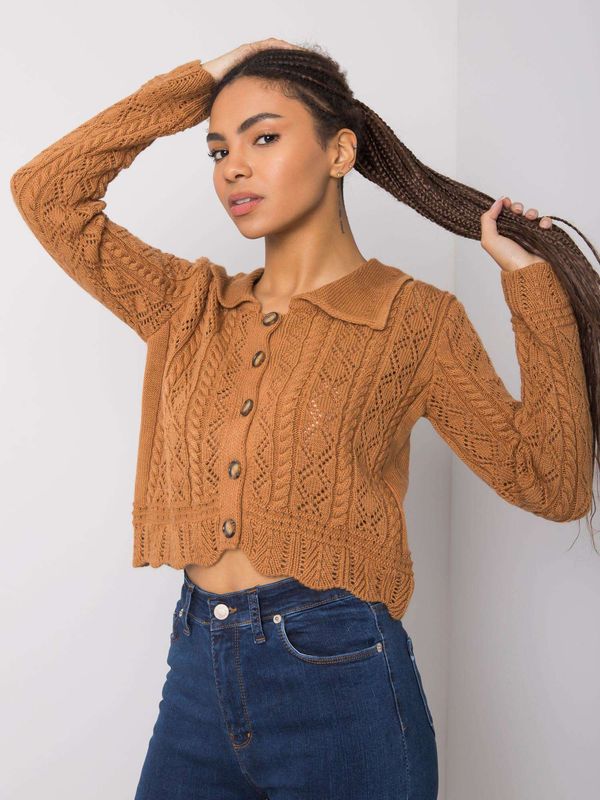 Fashionhunters Brown sweater Sydney RUE PARIS