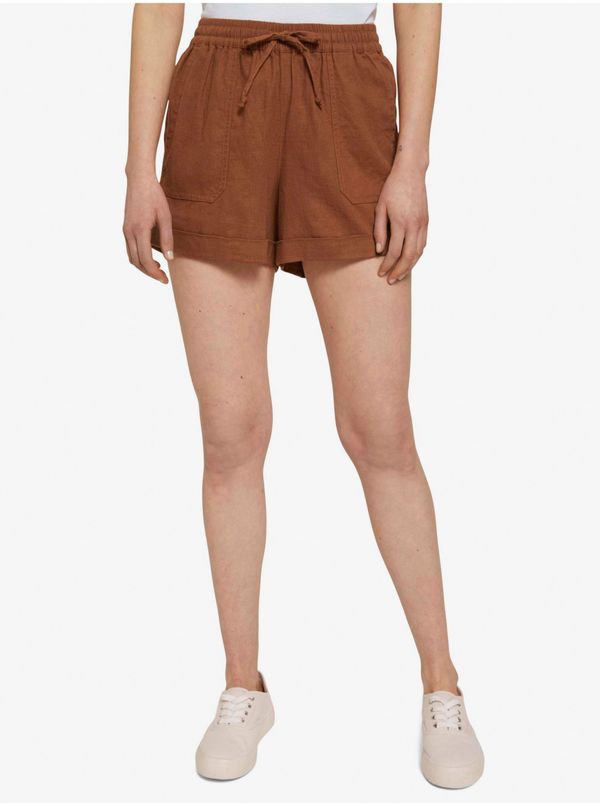 Tom Tailor Brown Women Shorts Tom Tailor Denim - Women