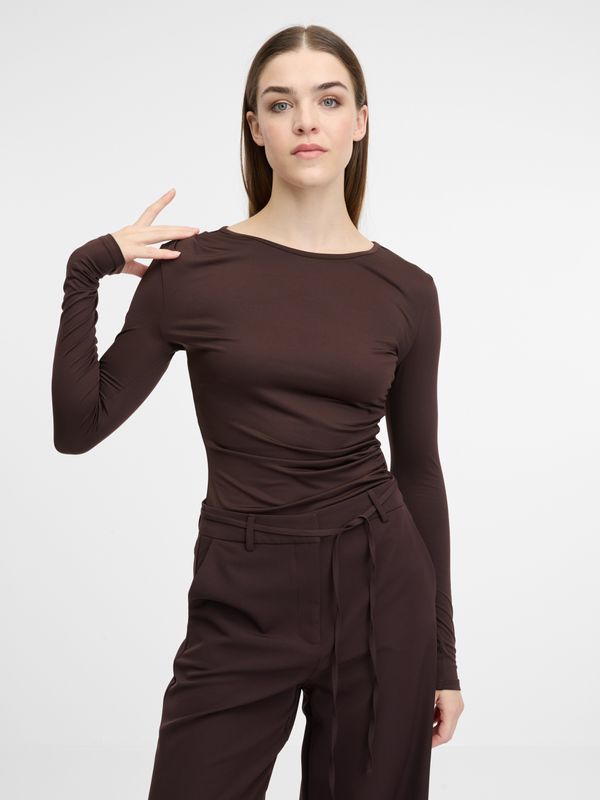 Orsay Brown women's long-sleeved T-shirt ORSAY - Women's