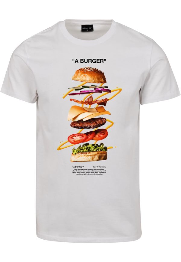 MT Men Burger Tee White