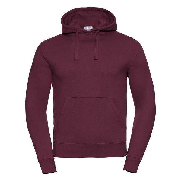 RUSSELL Burgundy men's hoodie Authentic Russell