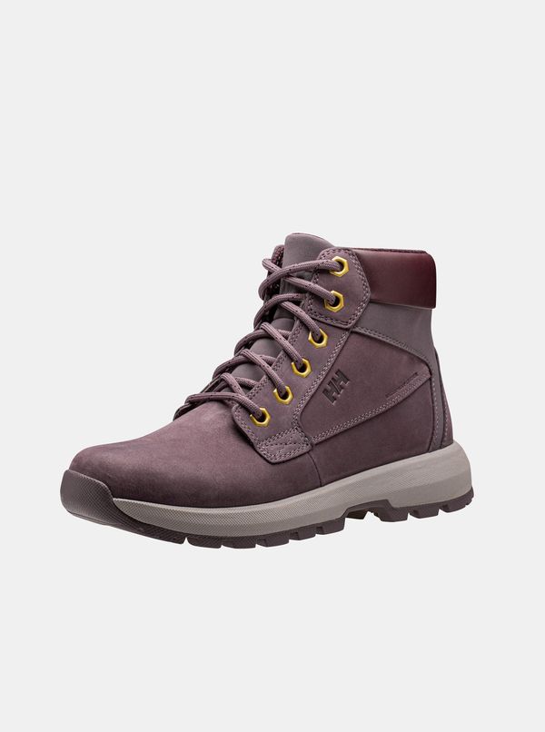Helly Hansen Burgundy Women Leather Ankle Boots HELLY HANSEN - Women