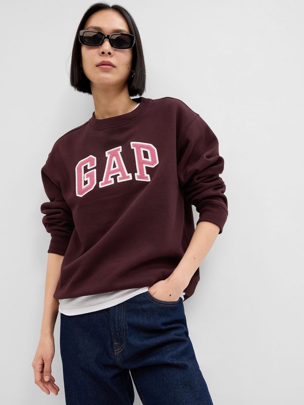 GAP Burgundy women's sweatshirt with GAP logo