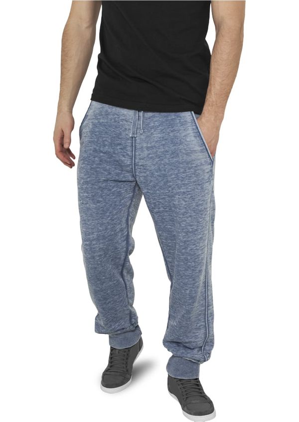 Urban Classics Burnout Sweatpants Denim Blue