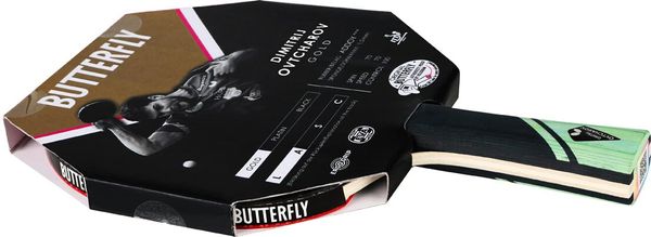 Butterfly Butterfly Ovtcharov Gold Table Tennis Bat.