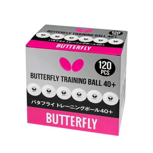 Butterfly Butterfly Training Ball 40+ White (120 pcs)