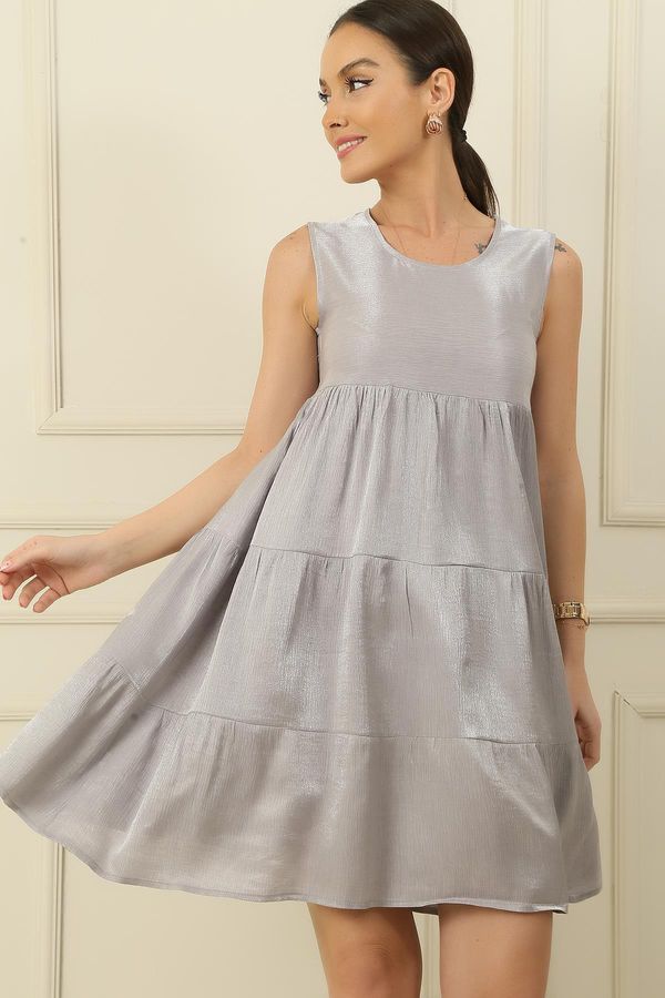 By Saygı By Saygı Ruffle-trimmed Cotton Satin Sleeveless Dress