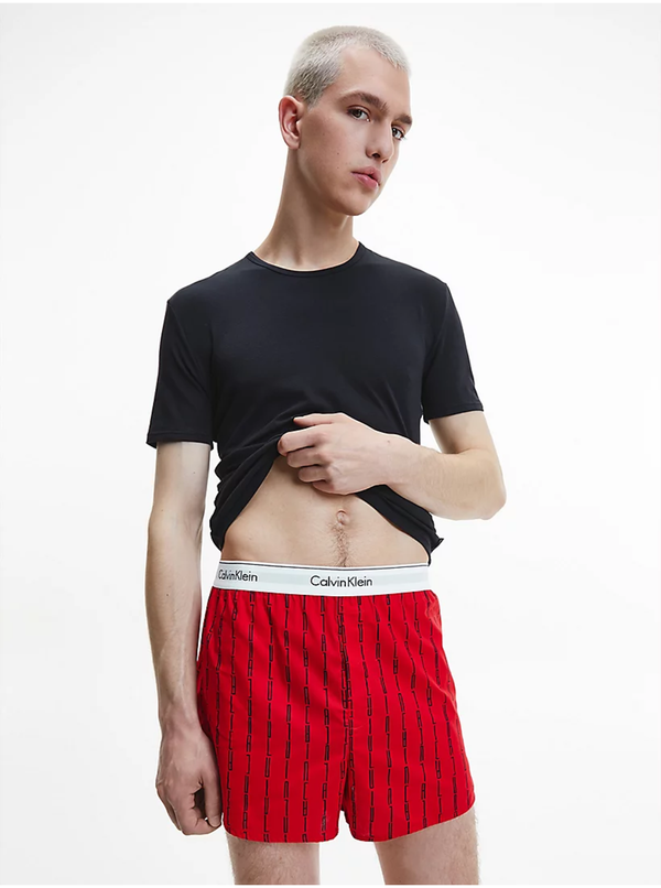 Calvin Klein Calvin Klein Men's T-shirt and Shorts Set in Black and Red Calvin - Men's