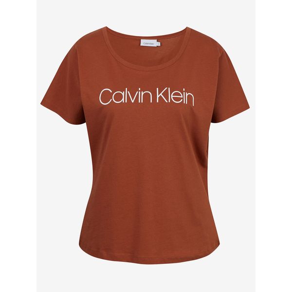 Calvin Klein Calvin Klein T-Shirt Core Logo Open Neck - Women
