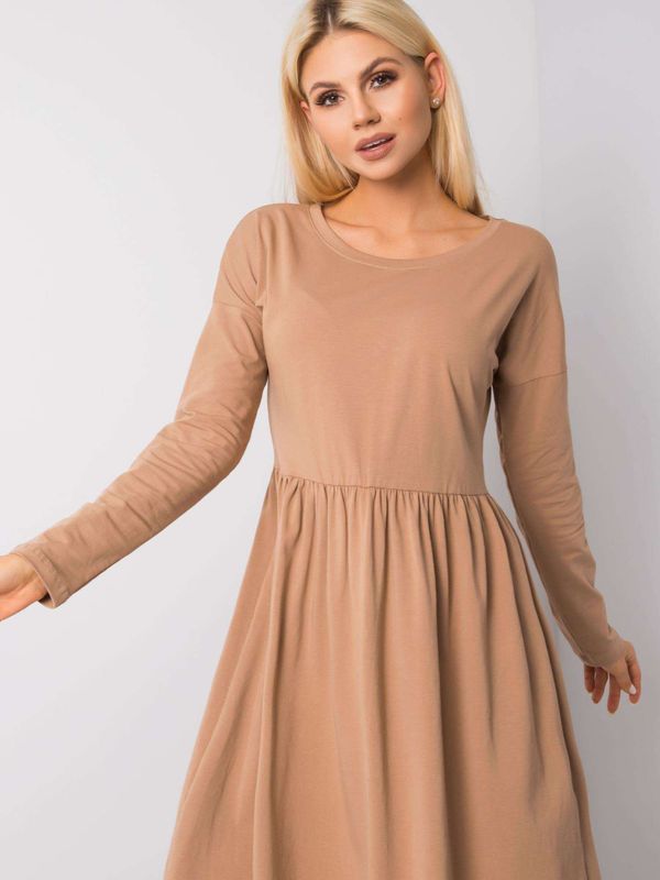 Fashionhunters Camel dress RUE PARIS