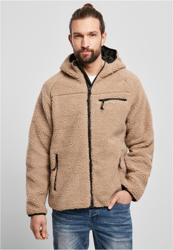 Brandit Camel Work Jacket Teddyfleece