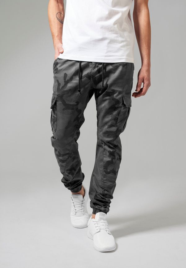 Urban Classics Camo Cargo Jogging Pants Grey Camo