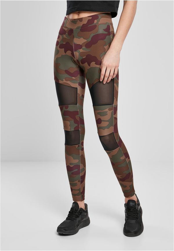 Urban Classics Camo Tech Mesh Women's Redwood Camouflage Leggings