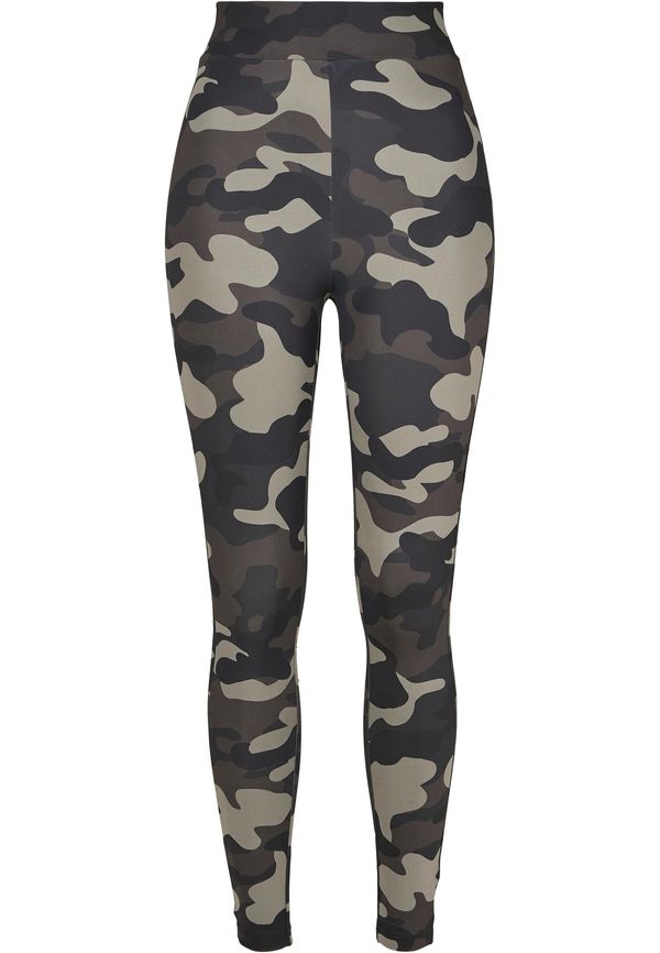 Urban Classics Camo Tech Women's High Waist Leggings Dark Mask