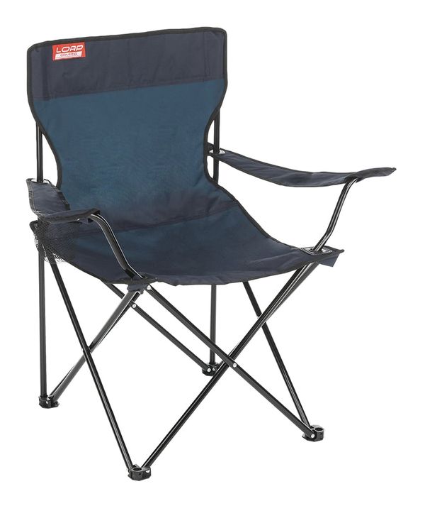 LOAP Camping chair LOAP HAWAII CHAIR black/blue