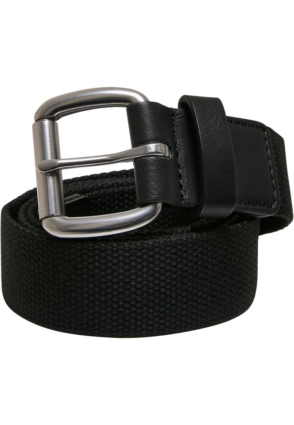 Urban Classics Canvas belt with loops black