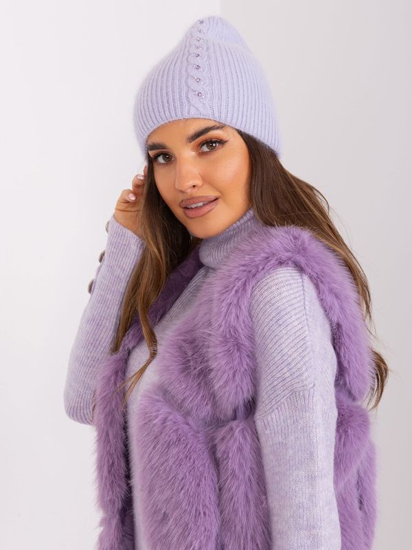 Wool Fashion Italia Cap-AT-CZ-2328.11P-Light Purple