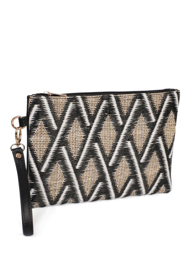 Capone Outfitters Capone Outfitters Paris Straw Women's Clutch Bag