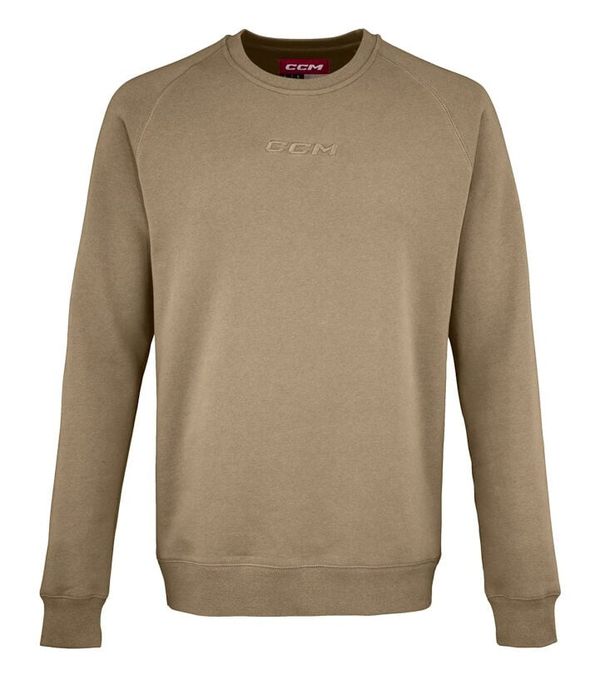 CCM CCM Core Fleece Crew Sand M Men's Sweatshirt