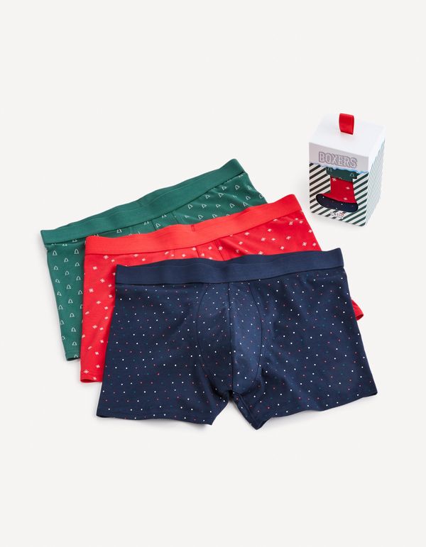 Celio Celio Boxer Shorts in a Gift Box, 3 Pieces - Men's