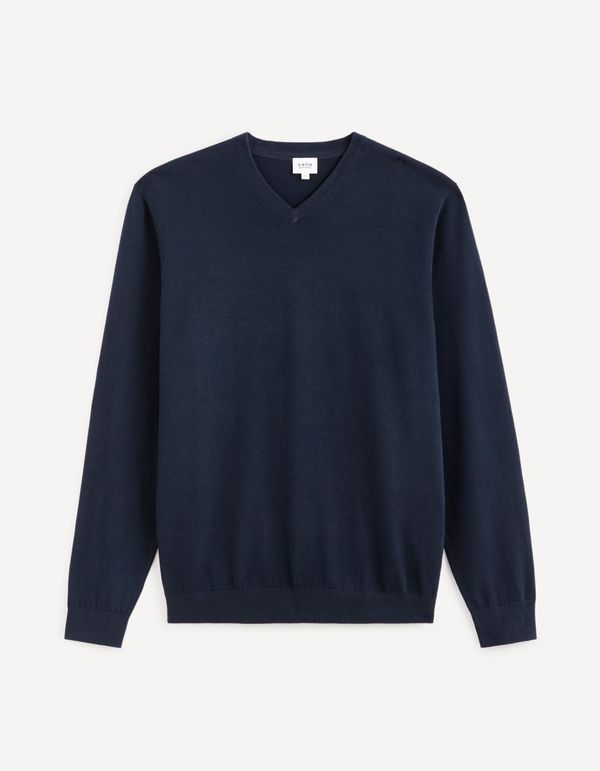 Celio Celio Cotton Sweater Decotonv - Men