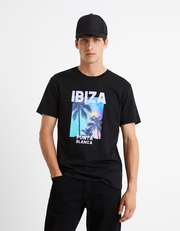 Celio Celio Cotton T-Shirt Cesouth Ibiza - Men