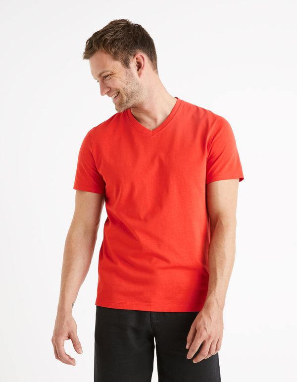 Celio Celio Cotton T-Shirt Debasev - Men