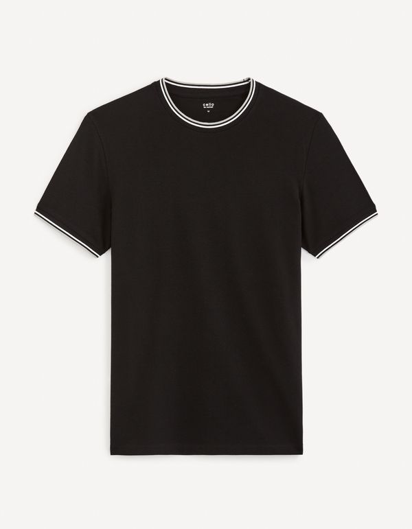 Celio Celio Cotton T-shirt Geteraye - Men's