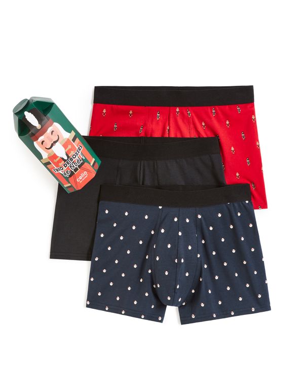 Celio Celio Gift set of boxers Nutcracker, 3pcs - Men's