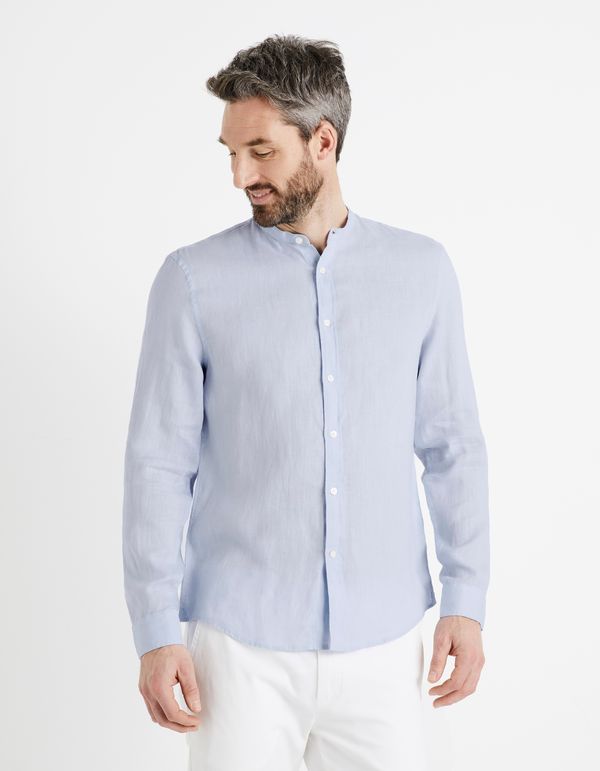 Celio Celio Linen Shirt Damaolin - Mens