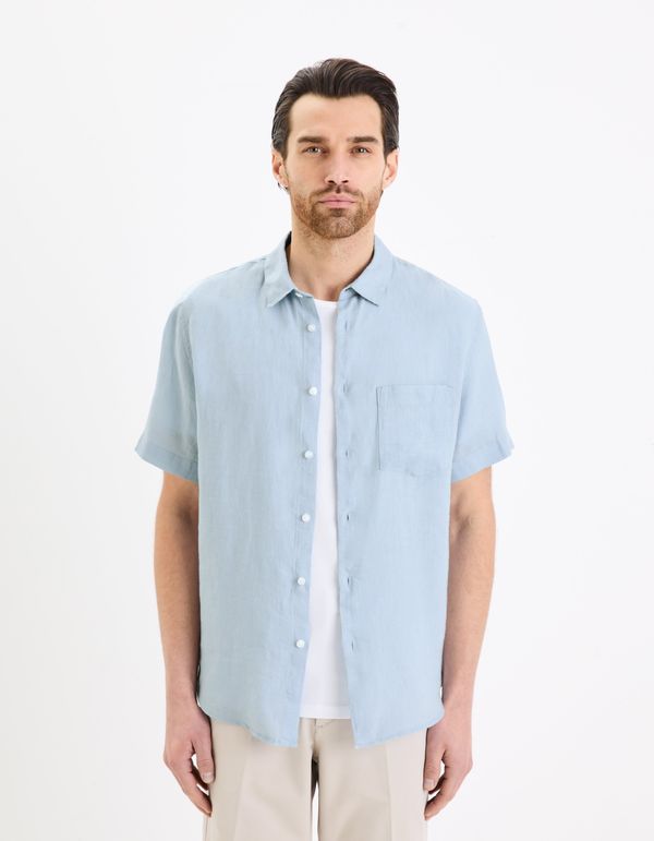 Celio Celio Linen Shirt Damarlin - Men's