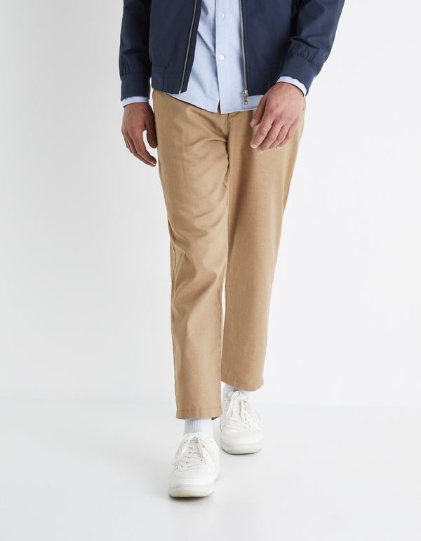 Celio Celio Linen Trousers Bolinco - Mens