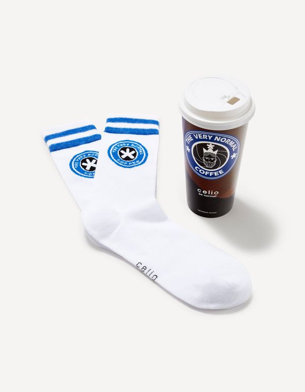 Celio Celio Socks in gift box coffee - Men