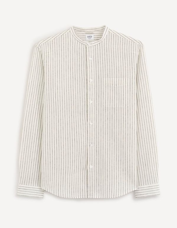 Celio Celio Striped Shirt Babalin regular - Men