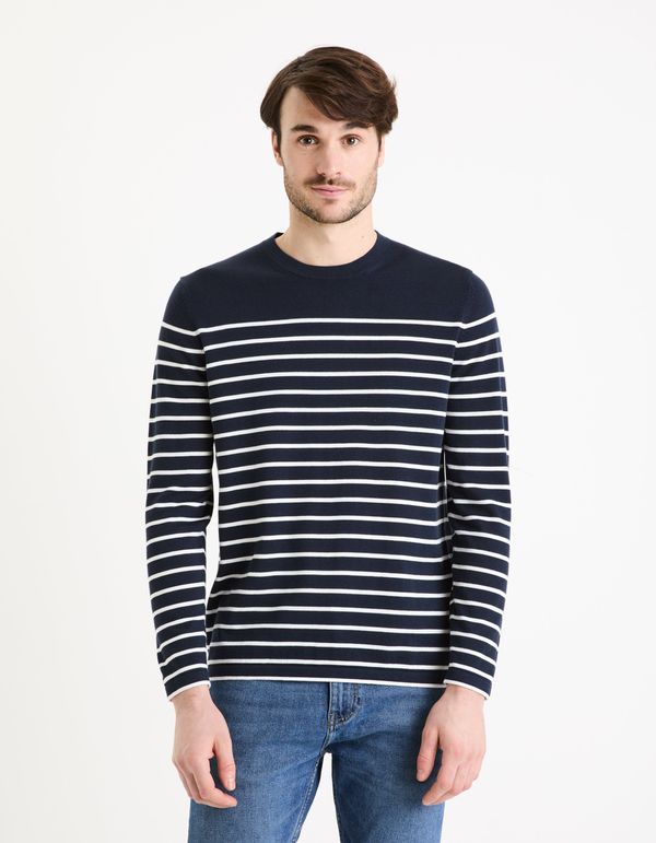 Celio Celio Striped Sweater Gewellrs - Men's
