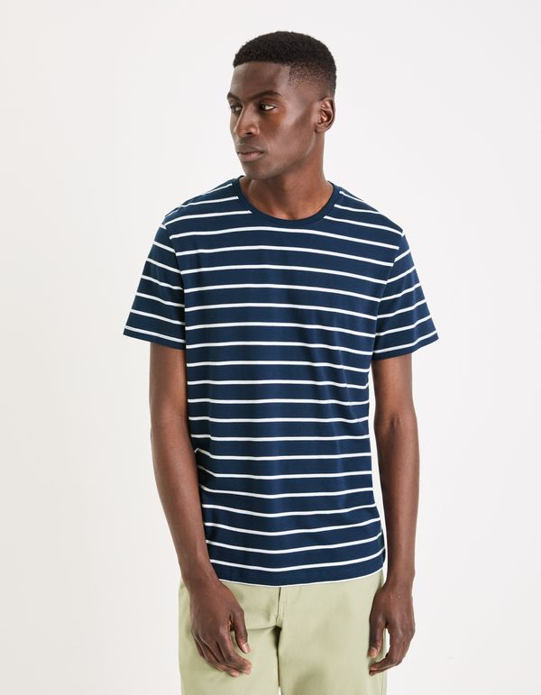 Celio Celio Striped T-shirt Gebaser - Men