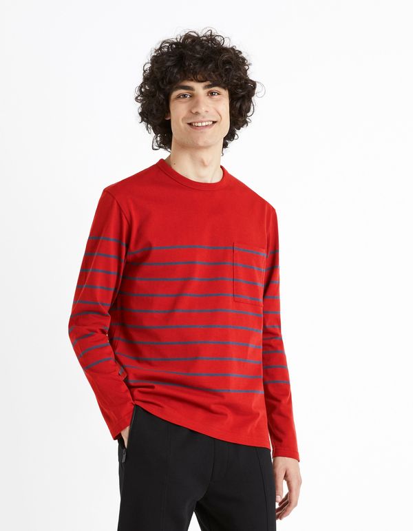 Celio Celio Striped T-shirt Veboxmlr - Men