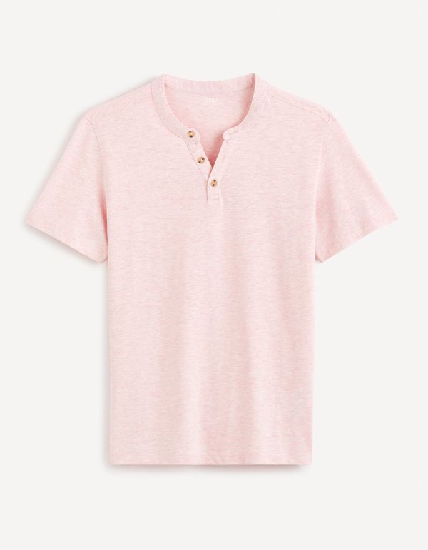 Celio Celio T-shirt henley Cegeti - Men's