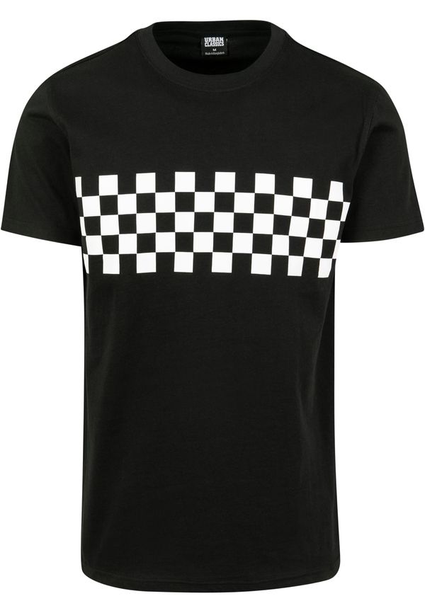 Urban Classics Check Panel T-Black/White