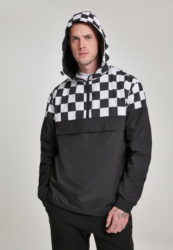 Urban Classics Check Pull Over Jacket blk/chess