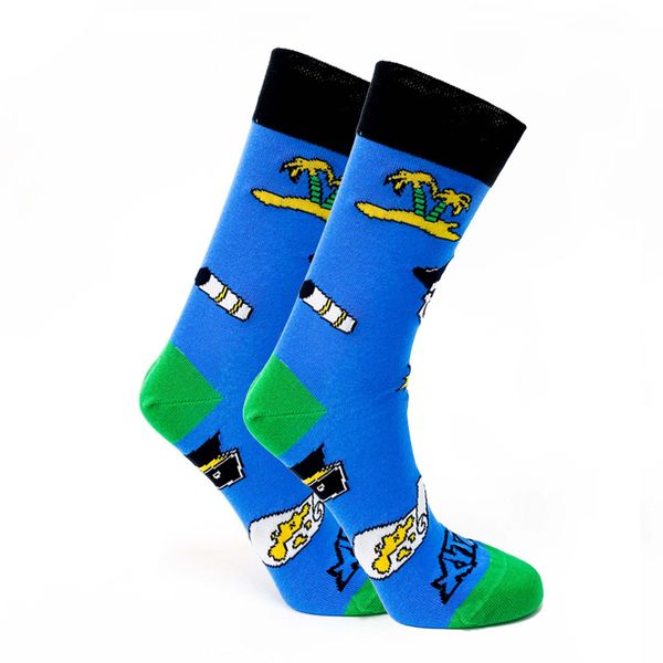 STYX Cheerful socks Styx high Pirate