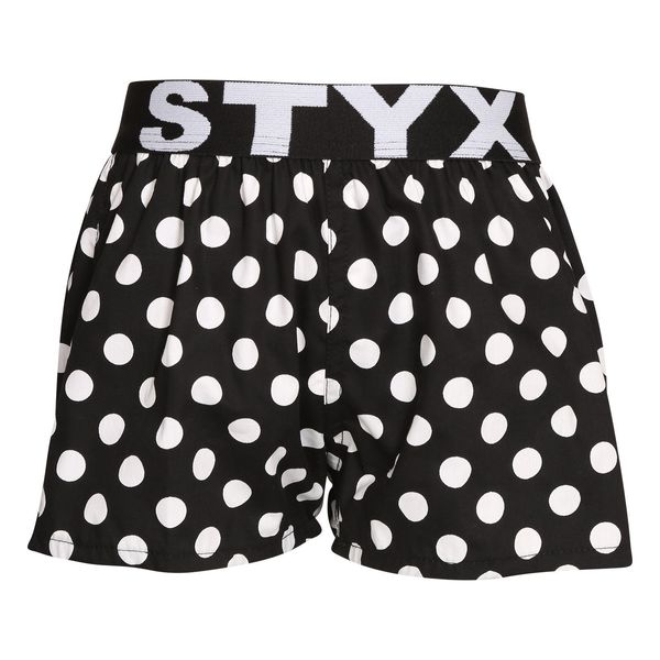 STYX Children's boxer shorts Styx art sports elastic polka dots
