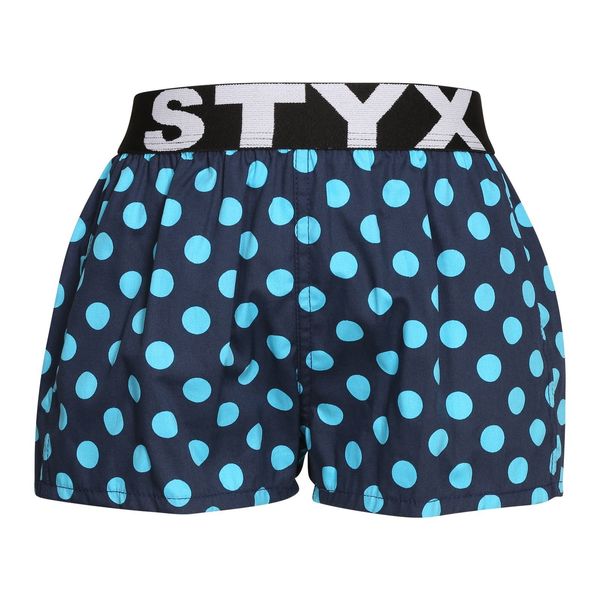 STYX Children's boxer shorts Styx art sports elastic polka dots