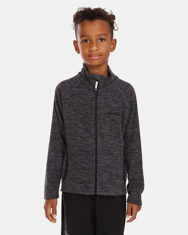 Kilpi Children's fleece sweatshirt Kilpi ALACANT-J Dark grey